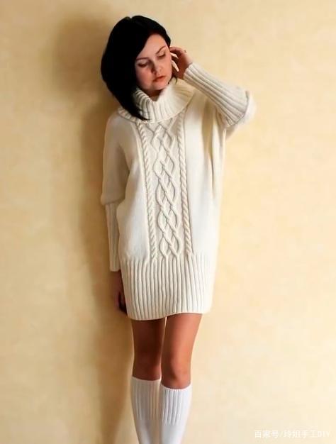 时尚而且青春!多款棒针编织的女生冬季毛衣,喜欢哪款自己挑