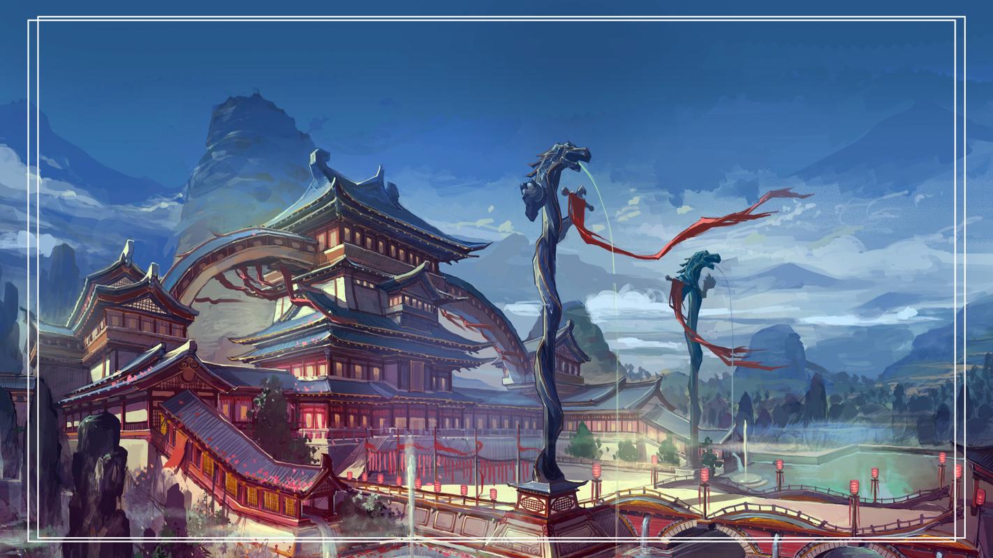 超清壁纸:中国风游戏场景概念图片集锦