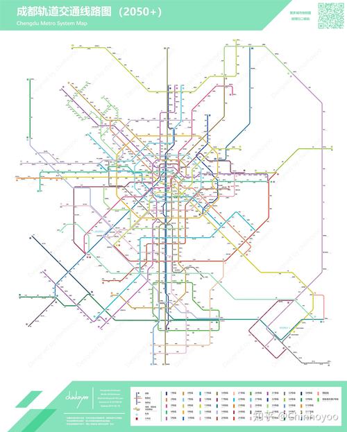 成都轨道交通线路图(2050  / 2025  / 运营版) - 知乎