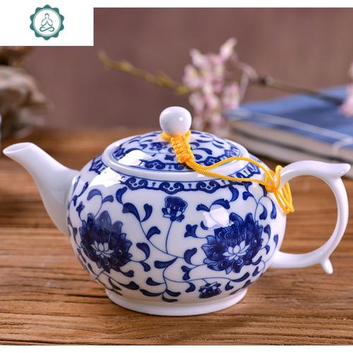 整套功夫茶具套装景德镇家用中式青花瓷复古陶瓷茶杯茶壶茶盘礼品封后