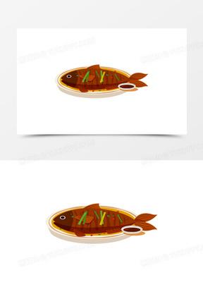 鱼肉卡通图片素材