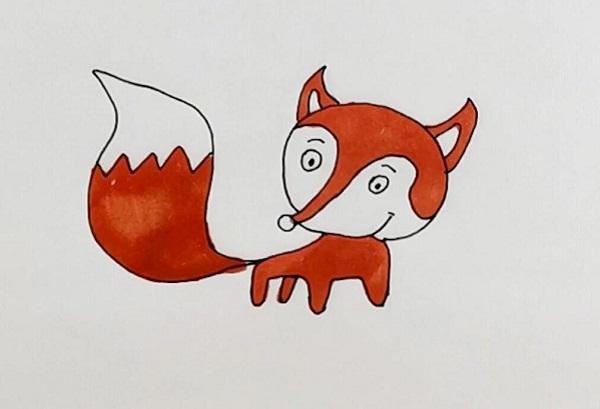 狐狸简笔画怎么画