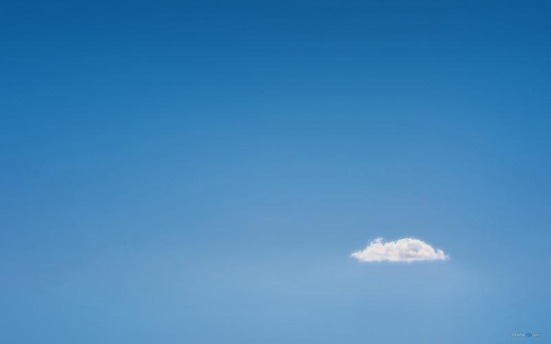 电脑壁纸 风景壁纸 风景图片 蔚蓝色的天空