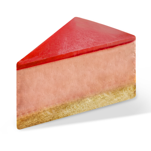 翡冷翠草莓三角慕斯蛋糕