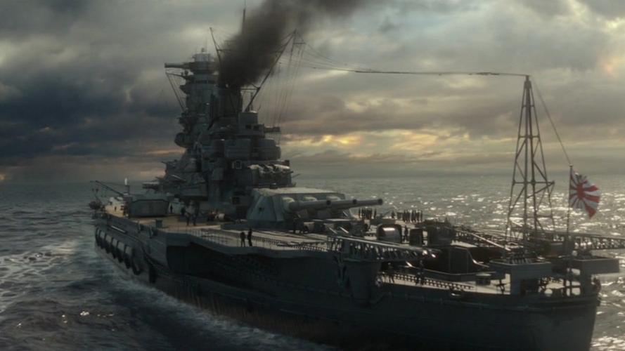 二战:这就是大和号战列舰,船身相当壮观,美国都不敢小瞧它!