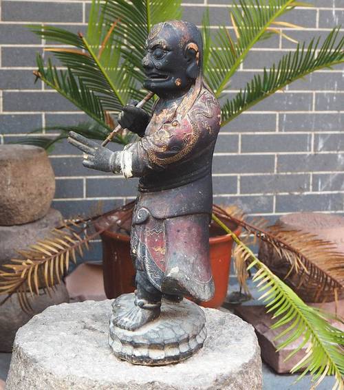 清代沙县工木雕---太保公神像