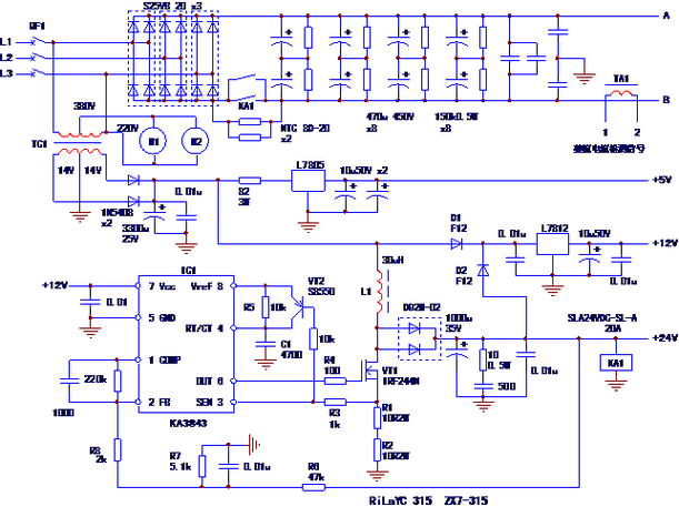 zx7-315逆变焊机升压变频器的升压电路_变频器_五五电子网