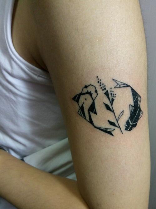 可爱有趣的手臂小图案纹身刺青