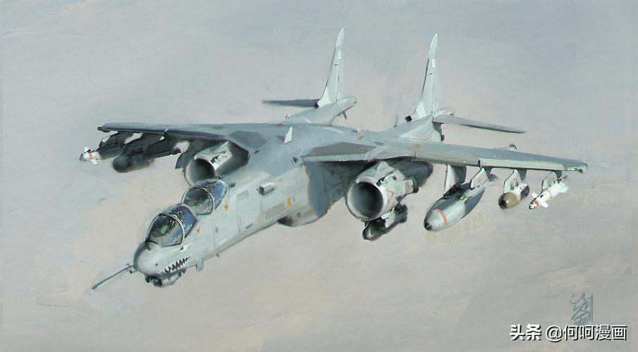 一组现代军事飞机插画作品来欣赏一下战斗机的风采吧