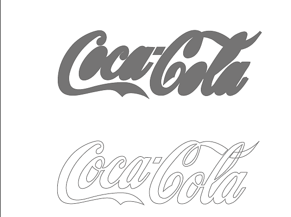 c4d-可口可乐logo立体字