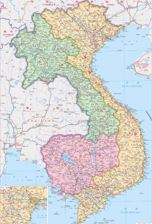 越南地图全图高清版
