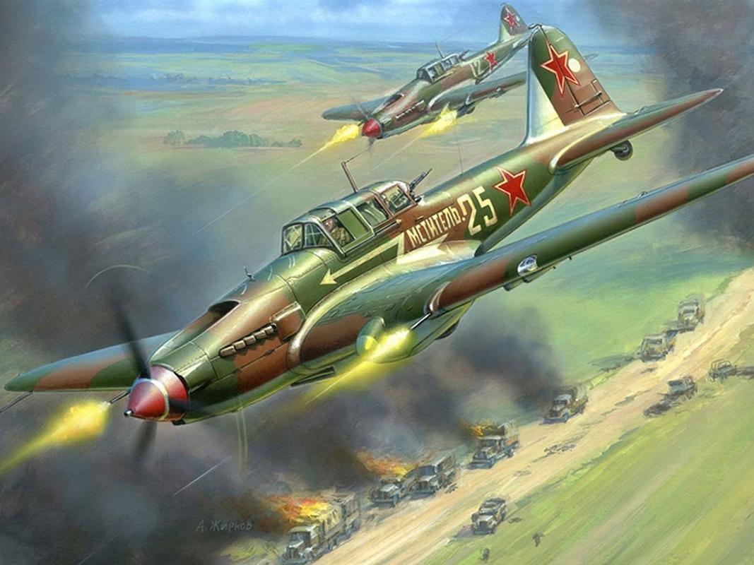 被誉飞行坦克苏军伊尔2攻击机实为二战产量最大战机