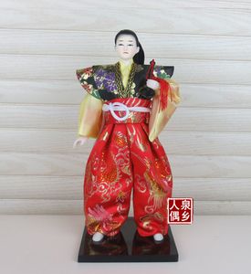 日本人偶武士摆件 日式工艺品娃娃 12寸 span class=h>和服 /span>男