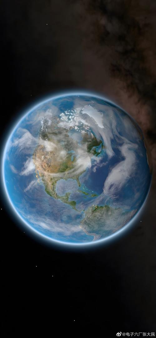 了#首次在地球外确认生命之源存在#我刚好新设置了ios16的地球壁纸