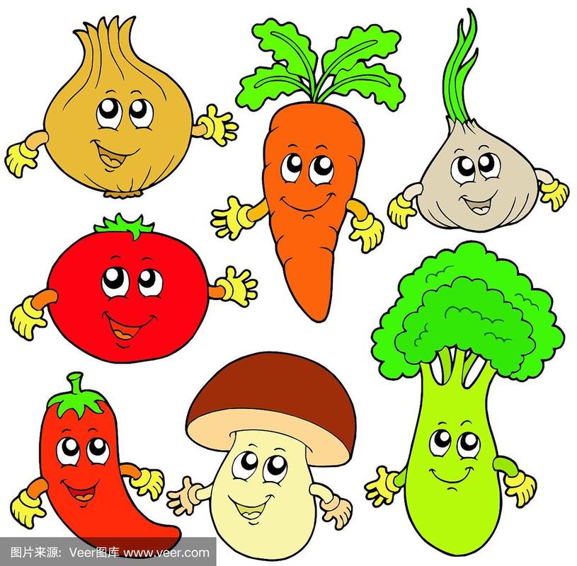可爱卡通蔬菜集