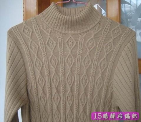 [男装]成熟男士毛衣编织款式和花样图解(多款集合)
