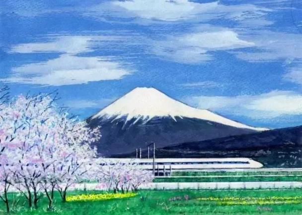 日本画家唯美水彩画绝对治愈