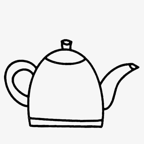 茶壶简笔画茶壶和茶杯简笔画茶壶的简笔画怎么画简笔画简单的茶壶怎么