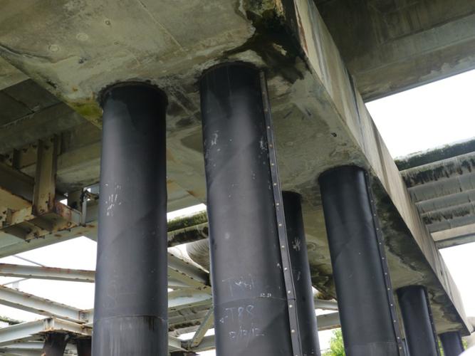 中央制塑码头及引桥钢管桩stac复层矿脂包覆防腐技术