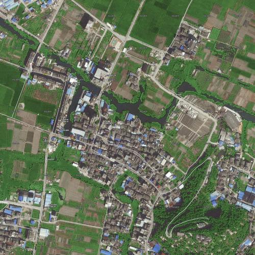 2015年高清卫星地图北白象大港村