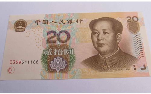 20元人民币