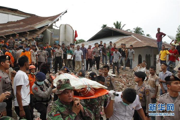 印尼亚齐地震死亡人数上升至97人[组图]