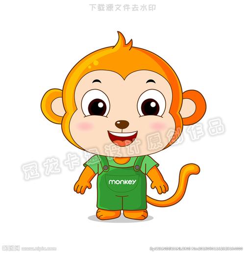小可爱猴子设计图__动漫人物_动漫动画_设计图库_昵图网nipic.com