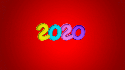2020年创意个性数字喜庆背景,艺术壁纸-回车桌面