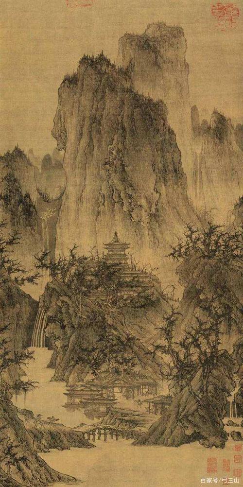 宋代山水画重视造化,理性,在这一时期,绘画的审美完成了由政治,宗教
