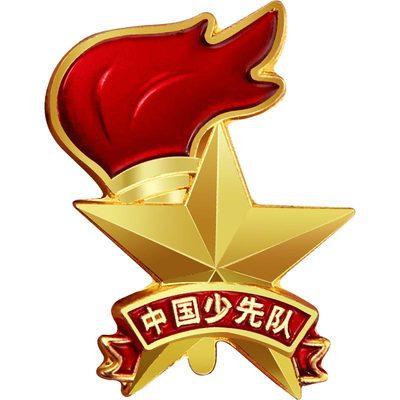 中国少先队员队徽小学生标准型胸章徽章强力新标准款少年圆形红领巾
