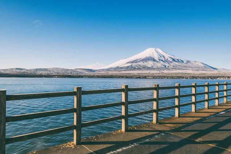 日本富士山迷人随景,图库-回车桌面