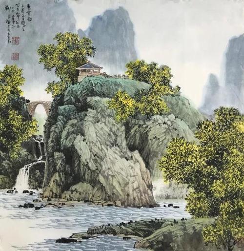 中国画欣赏:名家山水画精选(图片来自网上)
