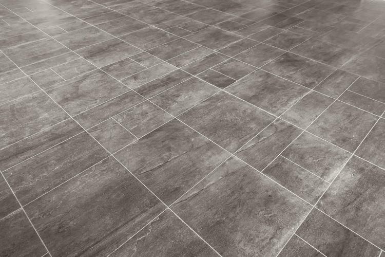 灰色大理石矩形瓷砖地板图案表面纹理