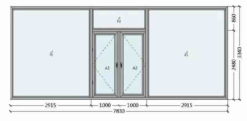 项目描述  幕墙工/玻璃/门窗/干挂理石  26平方肯德基门底商洞口高3.