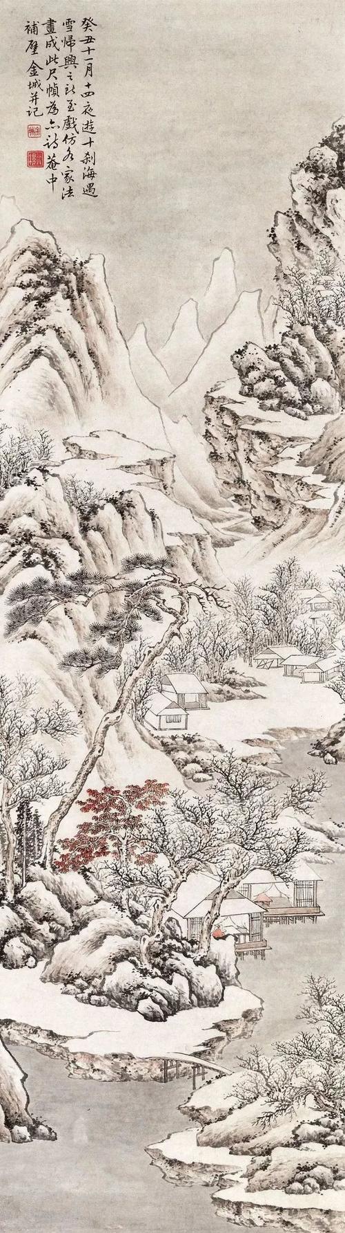 古意山水画,养心静气!|中国画|赵孟頫|绘画|篆刻|画家_网易订阅