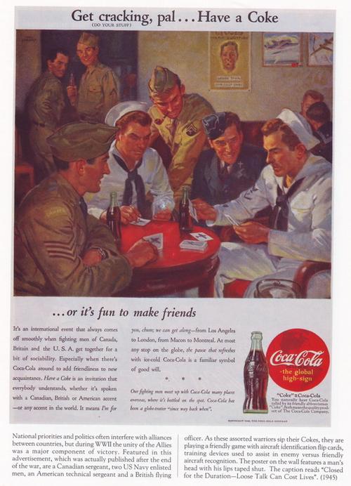 二战时期可口可乐广告