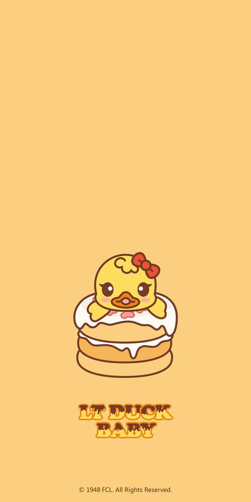 2021 lt duck baby 甜点系列|ui|闪屏/壁纸|小黄鸭ltduck - 原创作品