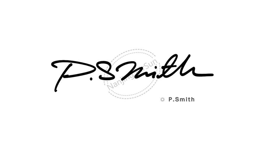 p.smith不同风格签名设计丨signature of p.smith