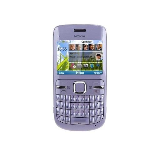 【京宇手机】诺基亚 c3 简单实用 时尚全键盘 wlan 便捷邮件推送_紫色