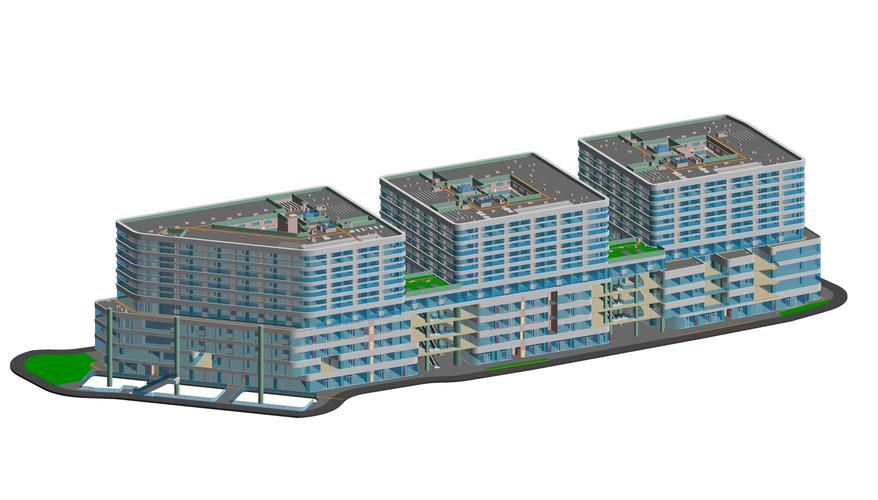 建筑bim模型