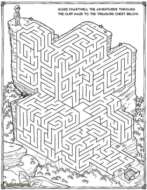 在线立体迷宫游戏图片下载-红豆饭小学生简笔画大全