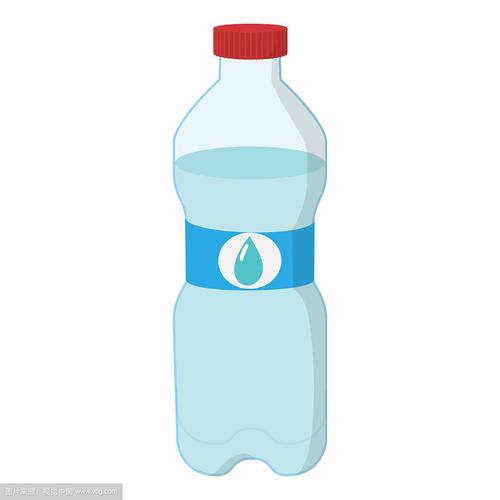 塑料瓶的水卡通图标