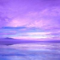 紫色山水图片微信头像_微信头像图片大全