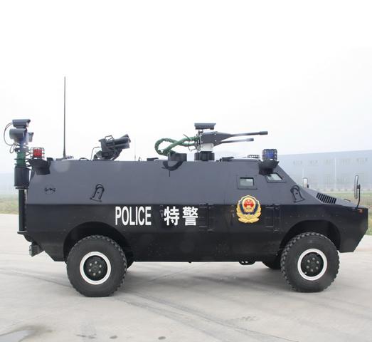 (for police use)装甲驱散车侧视图-轮式装甲驱散车-陕西宝鸡专用汽车