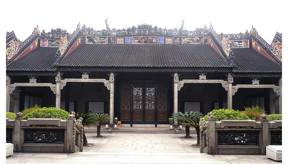 广州旅游陈家祠是广东规模最大保存最完美的传统岭南文化祠堂