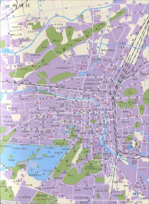 徐州城区地图最新版(高清大图)