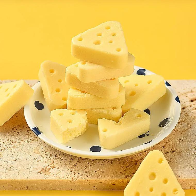 高钙芝士奶酪100g奶酪块奶酥独立包装酸奶酪#图文掘金计划  - 抖音