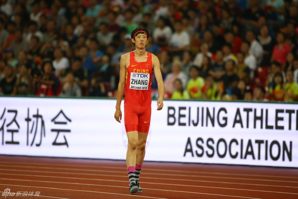北京时间8月30日,北京田径世锦赛,中国选手张国伟获男子跳高银牌.