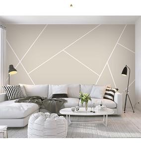 简约现代几何线条电视背景墙无缝壁纸客厅卧室立体沙发墙纸8d壁画