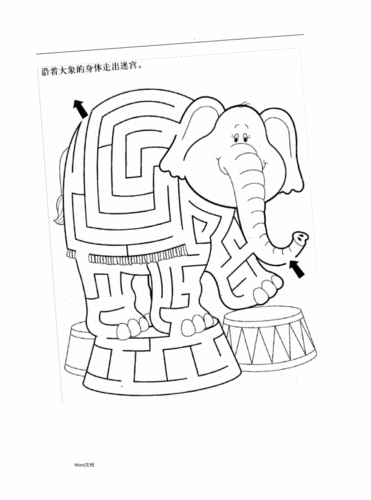 2-6岁少儿迷宫图3(可以当着色画哦)5.docx 13页